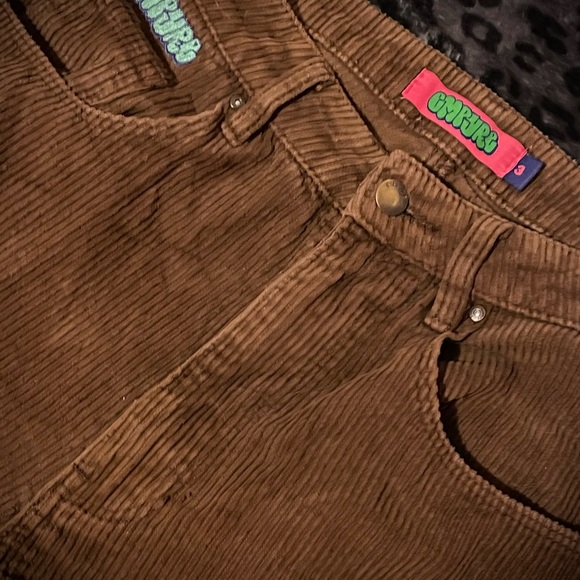 Empyre Women's Brown Corduroy Trousers - Picture 2 of 3